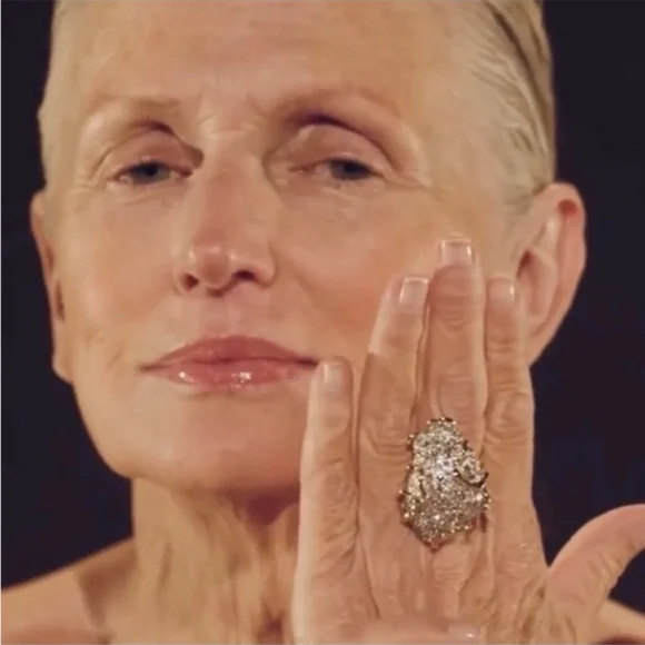 Alexis Bittar Solanales Large Crystal Pavé Geode Ring Size 7 - Picture 6 of 10